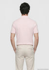 Pembe Düz %100 Keten T-Shirt