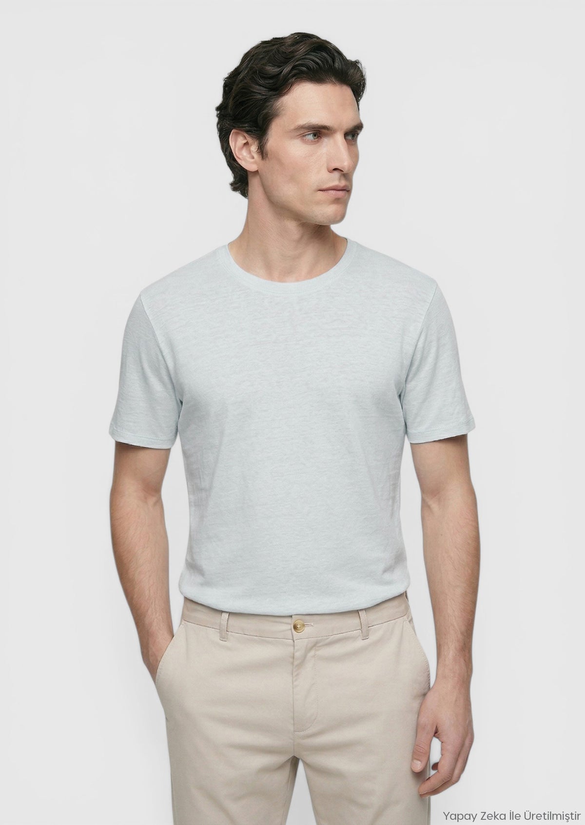Grey Plain T-Shirt