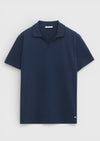 Lacivert Fitilli %100 Pamuk T-Shirt
