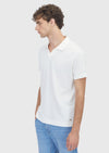 Ekru Fitilli %100 Pamuk T-Shirt