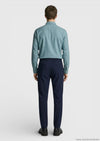Yeşil Düz Regular Fit Uzun Dokuma Casual %100 Pamuk Gömlek