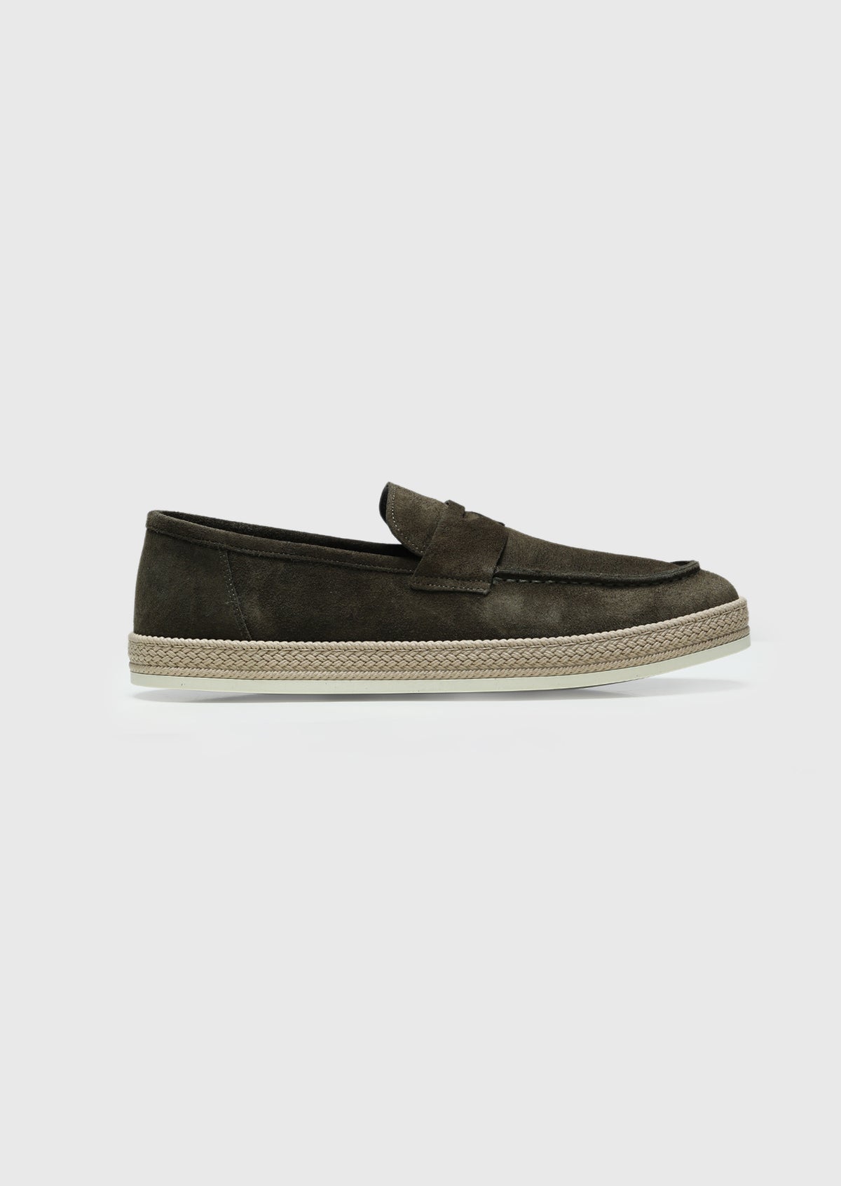 Haki Süet Casual Loafer