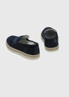 Lacivert Süet Casual Loafer