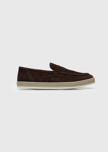 Kahverengi Süet Casual Loafer