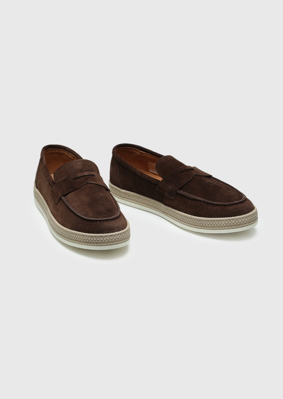 Kahverengi Süet Casual Loafer