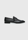 Siyah Deri Klasik Loafer