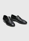 Siyah Deri Klasik Loafer