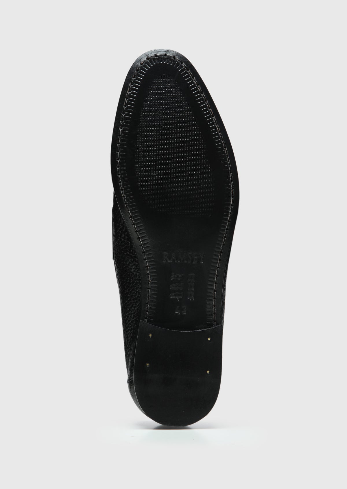 Siyah Deri Klasik Loafer