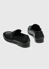 Siyah Deri Klasik Loafer
