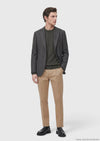 Haki Mikro Zeroweight Slim Fit Yün Karışımlı Ceket