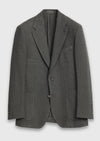 Haki Mikro Zeroweight Slim Fit Yün Karışımlı Ceket