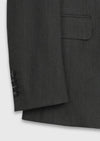 Yeşil Düz Zeroweight Slim Fit %100 Yün Takım Elbise