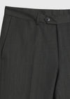 Yeşil Düz Zeroweight Slim Fit %100 Yün Takım Elbise