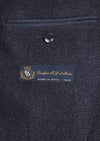 Lacivert Mikro Zeroweight Slim Fit İpek Karışımlı Ceket