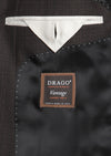 Kahverengi Desenli Zeroweight Slim Fit %100 Yün Takım Elbise