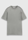 Vizon Düz Pamuk Karışımlı T-Shirt