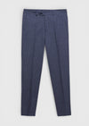 Açık Lacivert Potikare Zeroweight Slim Fit %100 Yün Takım Elbise