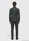 Haki Kareli Zeroweight Slim Fit Yün Karışımlı Takım Elbise