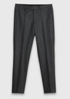 Haki Kareli Zeroweight Slim Fit Yün Karışımlı Takım Elbise