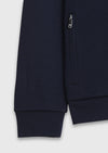 Lacivert Kapüşonlu Düz Sweatshirt