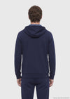 Lacivert Kapüşonlu Düz Sweatshirt