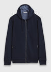 Lacivert Kapüşonlu Düz Sweatshirt