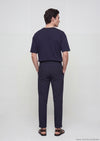 Lacivert Düz Dokuma Jogging Fit Casual Pantolon