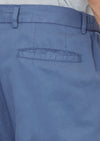Açık Mavi Düz Dokuma Jogging Fit Casual İpek Karışımlı Pantolon