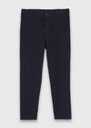 Lacivert Düz Dokuma Jogging Fit Casual Pamuk Karışımlı Pantolon