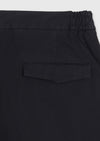 Lacivert Düz Dokuma Jogging Fit Casual Pamuk Karışımlı Pantolon