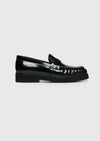 Siyah Deri Casual Loafer