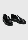 Siyah Deri Casual Loafer