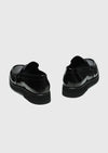 Siyah Deri Casual Loafer