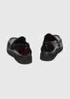 Mürdüm Deri Casual Loafer