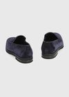 Lacivert Süet Casual Loafer