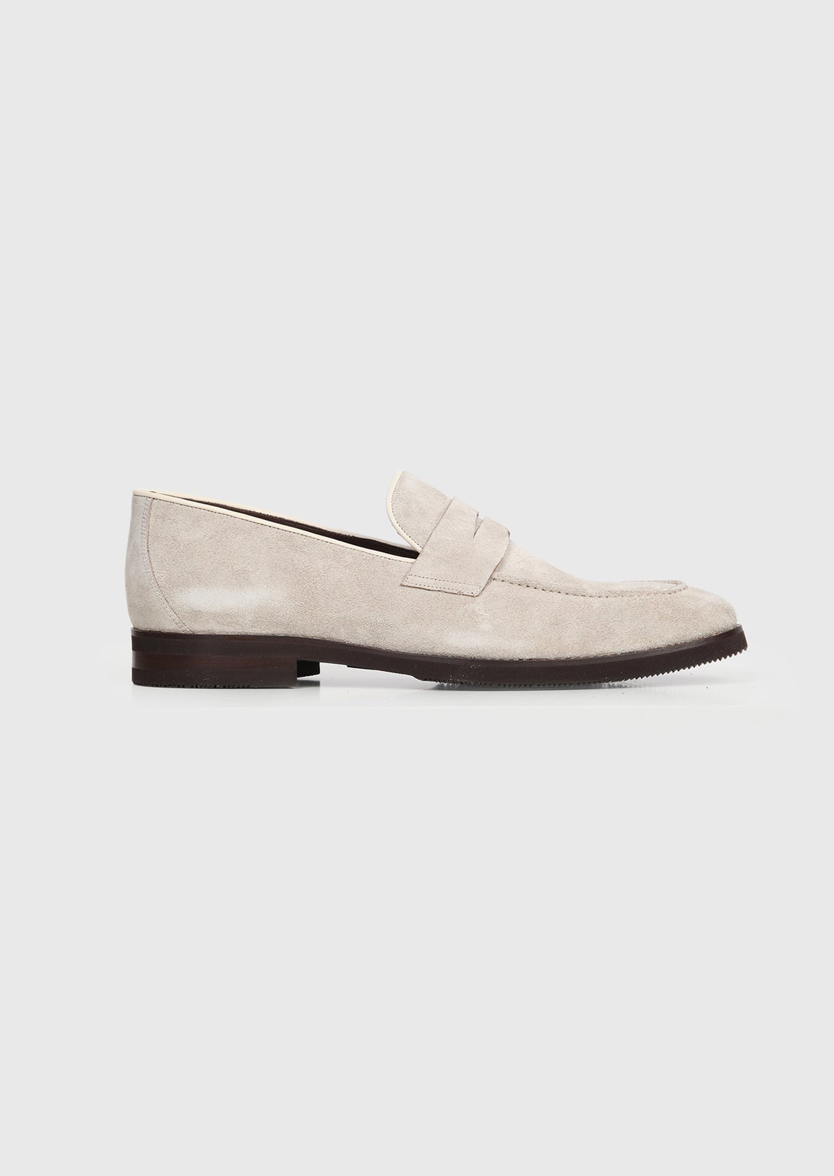 Bej Süet Casual Loafer