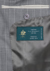 Gri Çizgili Zeroweight Slim Fit %100 Yün Takım Elbise