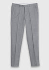 Gri Çizgili Zeroweight Slim Fit %100 Yün Takım Elbise