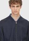 Lacivert Regular Fit Casual Teknik Mont