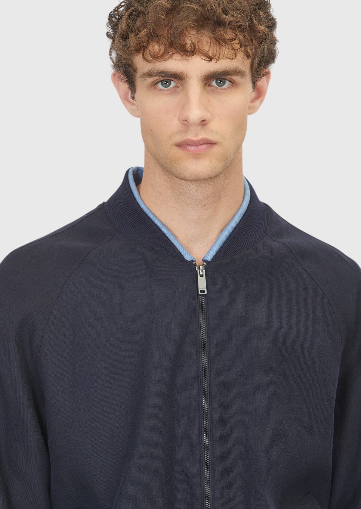 Lacivert Regular Fit Casual Teknik Mont