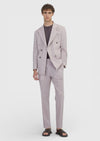Pembe Relaxed Fit Yün Karışımlı Ceket