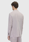 Pembe Relaxed Fit Yün Karışımlı Ceket