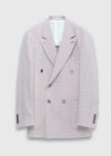 Pembe Relaxed Fit Yün Karışımlı Ceket