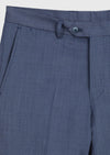 Lacivert Düz Zeroweight Slim Fit Yün Karışımlı Takım Elbise