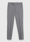 Koyu Gri Düz Zeroweight Slim Fit Yün Karışımlı Takım Elbise