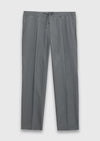 Koyu Gri Düz Dokuma Jogging Fit Casual Pantolon