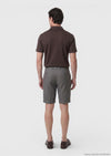 Açık Kahve Düz Dokuma Regular Fit Casual Keten Karışımlı Bermuda