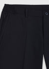Lacivert Çizgili Modern Fit Yün Karışımlı Takım Elbise