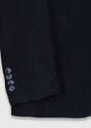 Açık Lacivert Shirt Shoulder Slim Fit Yün Karışımlı Ceket
