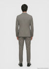 Kahverengi Düz Zeroweight Slim Fit Takım Elbise
